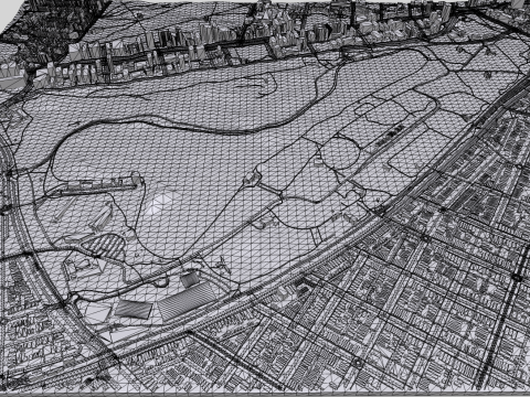 The Albert Park Circuit Melbourne Australia 3D 模型