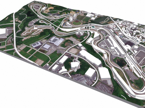Suzuka Circuit Japan 3D Модель