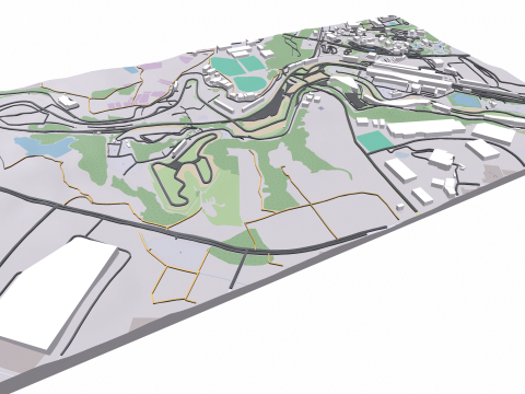 Suzuka Circuit Japan Model 3D
