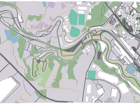 Suzuka Circuit Japan 3D Model