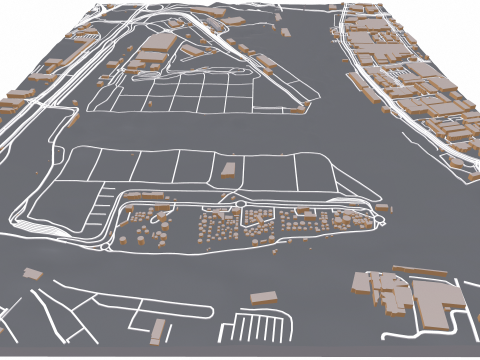 The Port of Melbourne Australia 3D Model