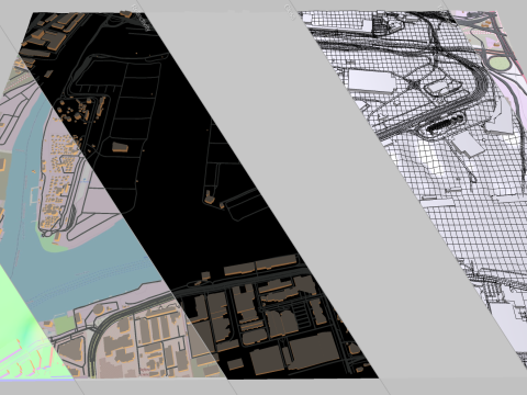 The Port of Melbourne Australia 3D Model