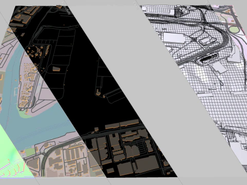 The Port of Melbourne Australia 3D Model