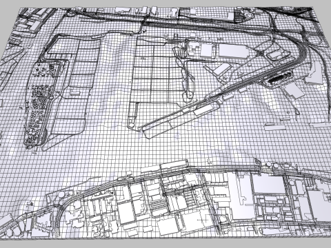 The Port of Melbourne Australia 3D Model