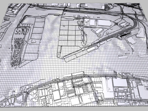 The Port of Melbourne Australia 3D Model