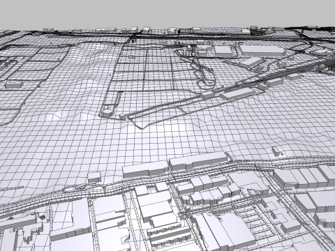 The Port of Melbourne Australia 3D Model