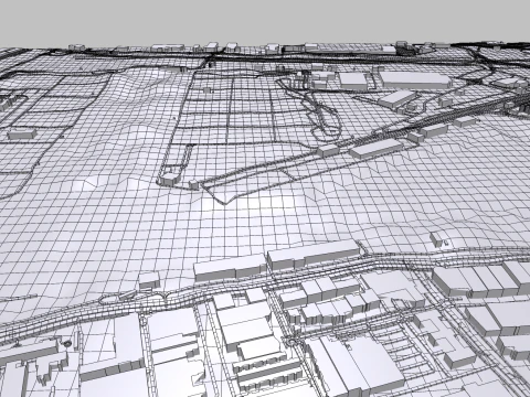 The Port of Melbourne Australia 3D Model