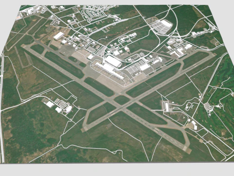 Ottawa International Airport 3D Model