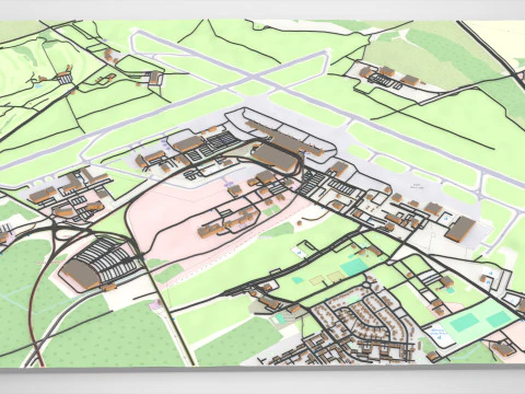Ottawa International Airport 3D Model