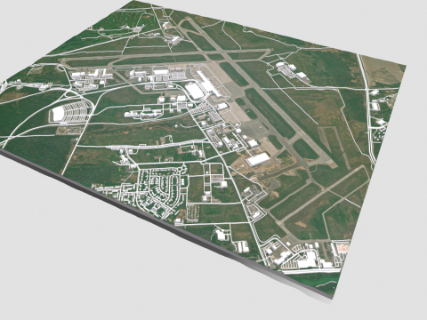 Ottawa International Airport Modello 3D