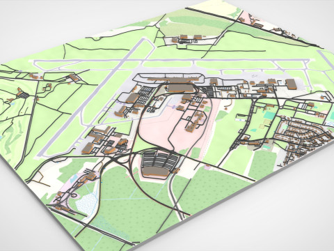 Ottawa International Airport Modello 3D