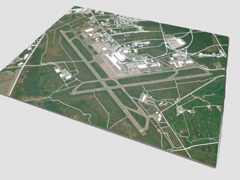 Ottawa International Airport Modello 3D
