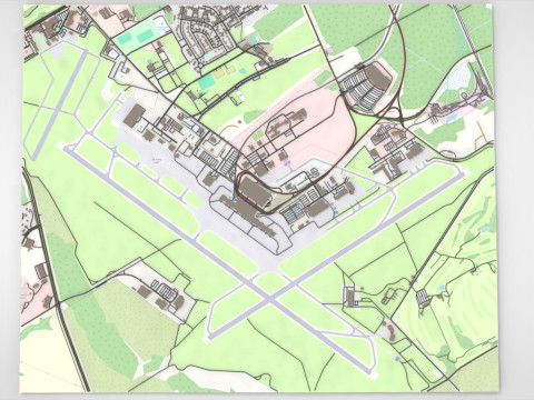 Ottawa International Airport Modello 3D