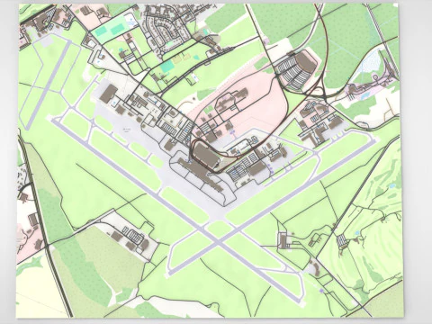 Ottawa International Airport 3D Model