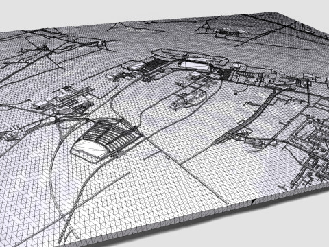 Ottawa International Airport Modello 3D