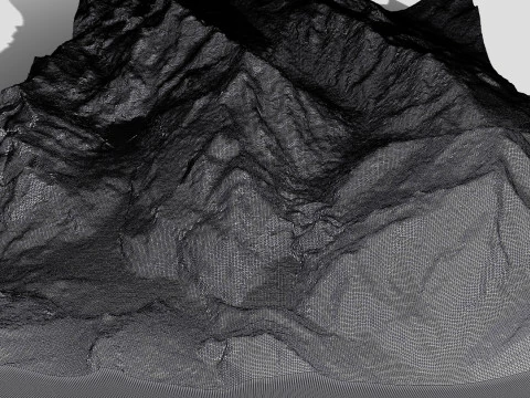 The Balmhorn mountain Bernese Alps Switzerland 3D Model
