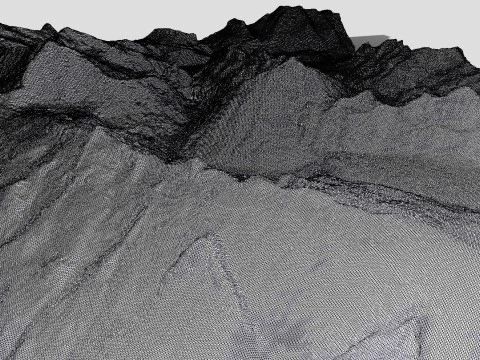 The Balmhorn mountain Bernese Alps Switzerland 3D Model