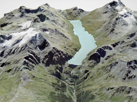 Hydrokompleks Klezon-Dixens Eremans Szwajcaria Model 3D