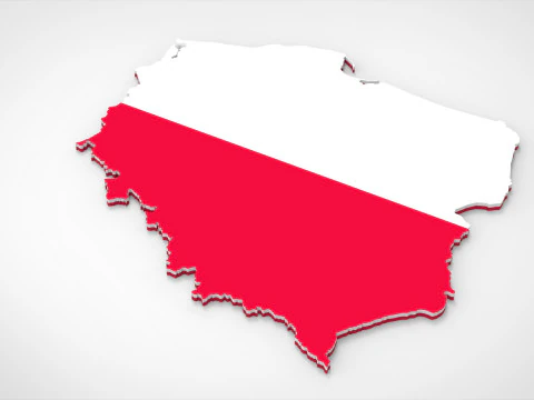 Poland 3d map 3D Model