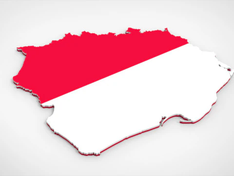 Poland 3d map 3D Model
