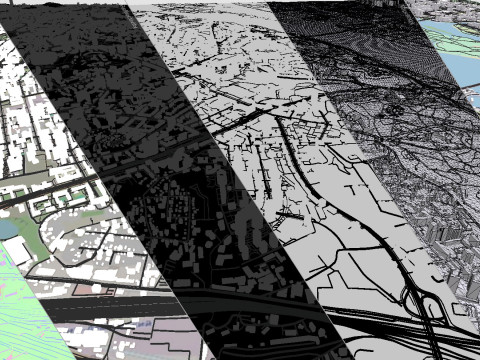 Cityscape Kyiv Ukraine fragment city Modelo 3D