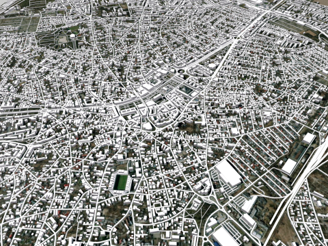 Cityscape Ploiesti Romania 3D मॉडल
