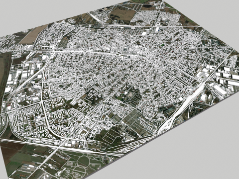 Cityscape Ploiesti Romania 3D मॉडल
