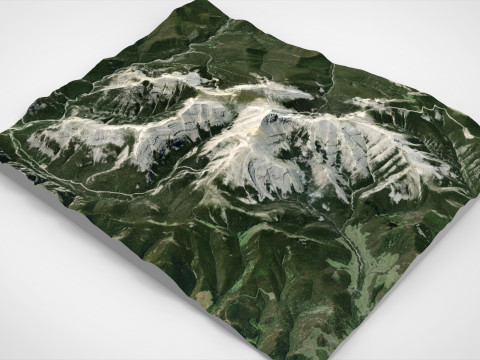 Moose Mountain Bragg Creek Alberta Canada Modelo 3D