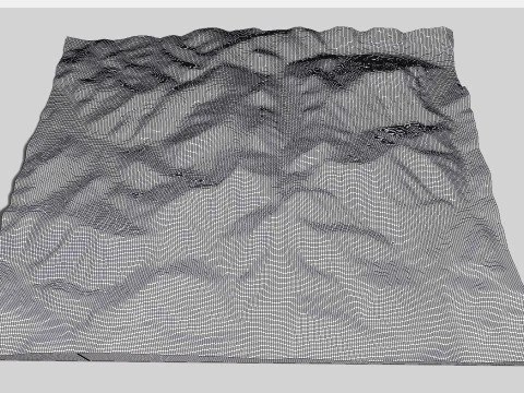 Monta&ntilde;a de los alces Bragg Creek Alberta Canad&aacute; Modelo 3D