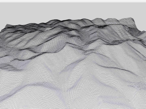 Monta&ntilde;a de los alces Bragg Creek Alberta Canad&aacute; Modelo 3D