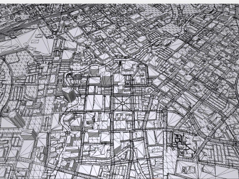 Paisagem urbana de San Antonio Alberta Modelo 3D