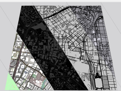 Cityscape San Antonio Alberta 3D Model