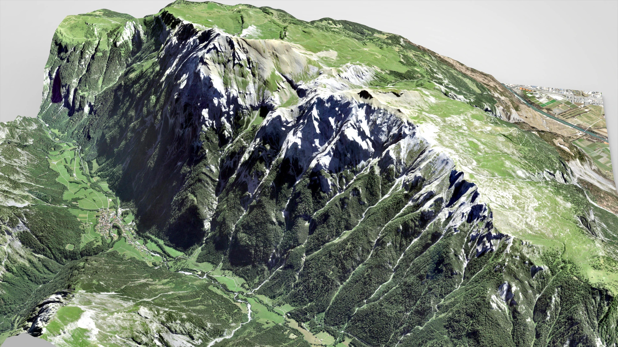 Montanha Calanda Glarus Alpes Su&iacute;&ccedil;a Modelo 3D .c4d .max .obj .3ds .fbx .stl .blend 