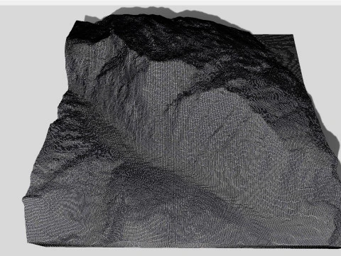 Montanha Calanda Glarus Alpes Su&iacute;&ccedil;a Modelo 3D