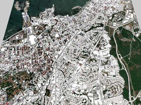Cityscape Panama City 3D Model