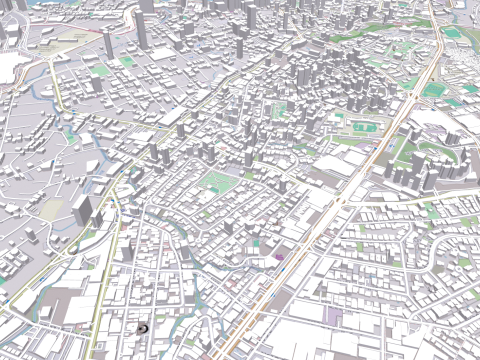 Cityscape Panama City 3D Model