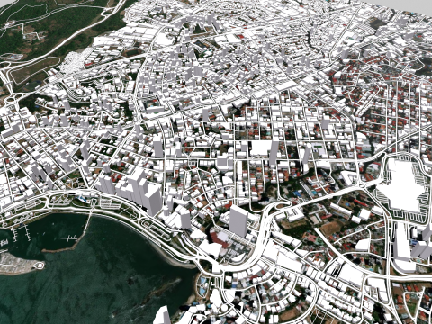 Cityscape Panama City 3D Model