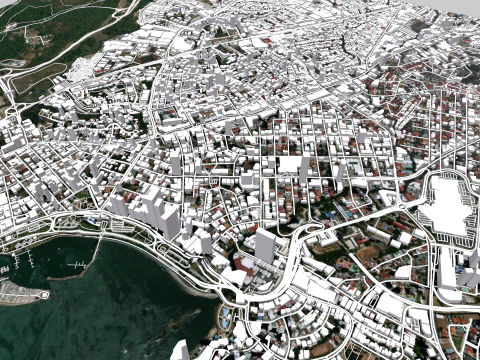 Cityscape Panama City 3D Model