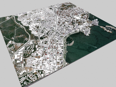 Cityscape Panama City 3D Model