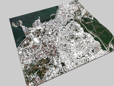 Cityscape Panama City 3D Model