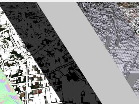 Cityscape Panama City 3D Model