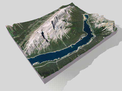Old Goat Mountain Kananaskis County Alberta Canada Modèle 3D