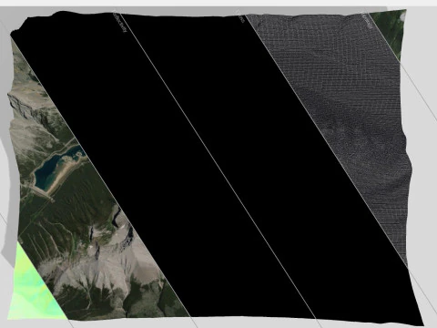Old Goat Mountain Kananaskis County Alberta Canada 3D Model