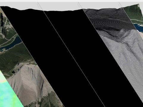 Old Goat Mountain Kananaskis County Alberta Canada 3D Model