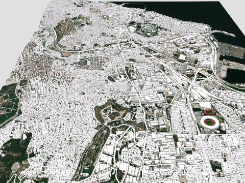 Cityscape Izmir Turkey Modelo 3D