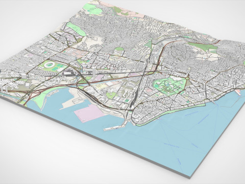 Cityscape Izmir Turkey Modelo 3D