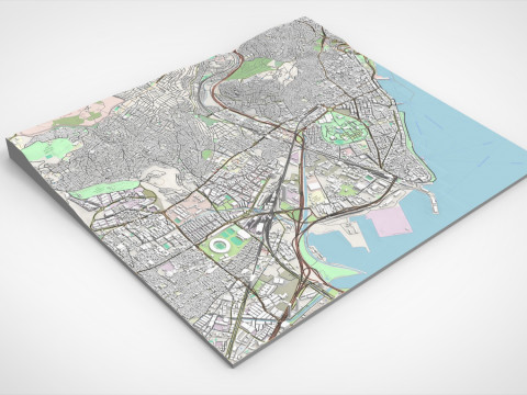 Cityscape Izmir Turkey Modelo 3D