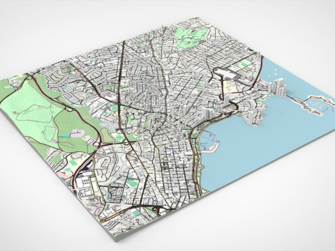 Cityscape Izmir Turkey Modelo 3D