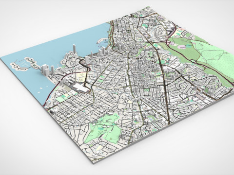Cityscape Izmir Turkey Modelo 3D
