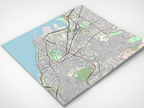 Cityscape Izmir Turkey Modelo 3D